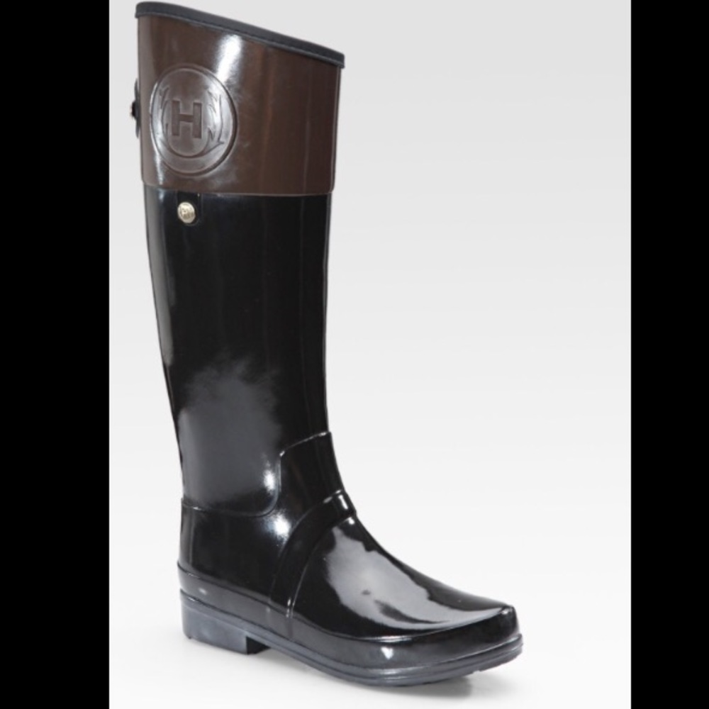 Hunter Regent Carlyle Rain Tall Riding Boots Gem